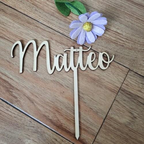 Customized name birthday cake topper/Childrens birthday cake topper/Cake decoration for birthday party/Cake insert