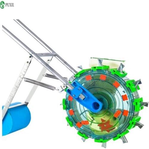 New Roller Seeder Multi-function Seeder Grain Vegetable Small Grain Precision Seeder Pusher Wheel Seeder