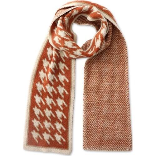 2021 New Fashion Winter Scarf Plaid Couple style Warm Solid Scarves Casual Scarf For women