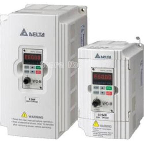 New origina VFD-M series l VFD004M21A VFD015M21A 220V /380V 0.4KW / 0.75kw /1.5kw /2.2kw inverter