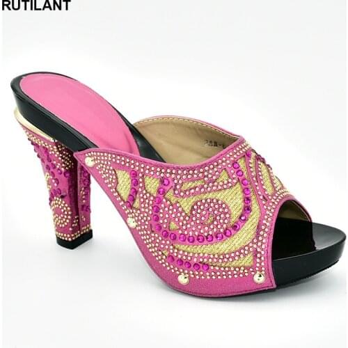 New Arrival Spring Shoes Platform Woman Women Comfy Platform Sandal Shoes Slip on Shoes for Women Nigerian Wedding Party Pumps