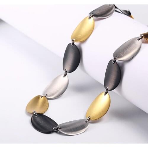 OUFEI Stainless Steel Jewelry Woman Vogue 2019 Statement Necklace Jewelry Accessories Bohemian Charm Ethnic Necklace Bohemian