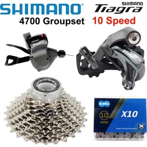 SHIMANO Tiagra 10 Speed 4700 Groupset Cassette Chain Rear Derailleur Shifter For ROAD Bike Bicycle