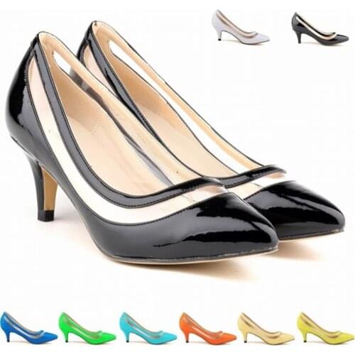 Women Pointed Toe High Heels Transparent Fashion Sexy Shoes Women Pumps Wedding Shoes Business Working Shoes Woman Zapatos Mujer