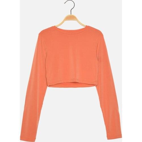 Trendyol Super Crop Knitted Blouse TWOAW22BZ0388