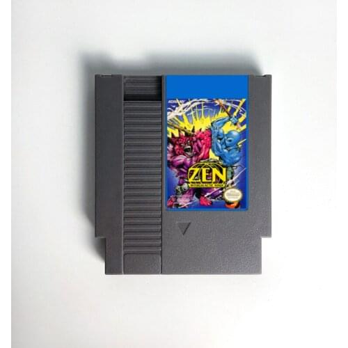 Zen Intergalactic Ninja For 8 Bit Video Game Console 72 pins Game Cartridge Card