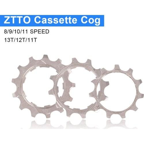 ZTTO Bicycle Parts MTB Road Bike Bicycle Cassette Cog 8 9 10 11 Speed 11T 12T 13T Freewheel Parts for ZTTO K7 Cassette 1pcs