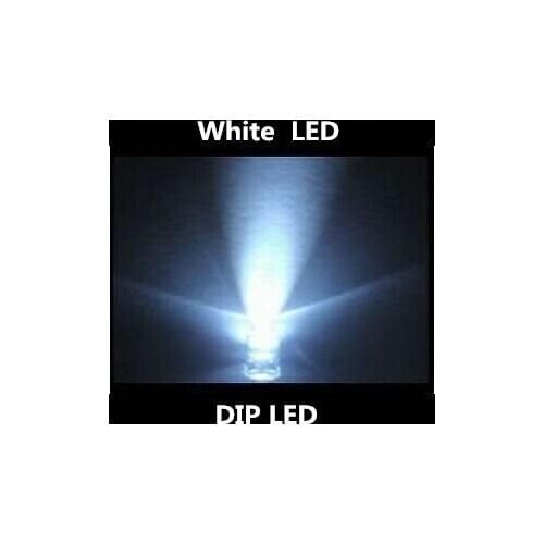 1000pcs New 5mm Round Ultra Bright White LED Lamp 20000mcd 3V DIP LED 5mm Light Emitting Diode