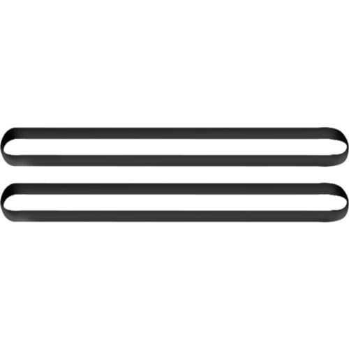 P82F 2Pcs Width 6-10mm Wide Turntable Rubber Belt Flat Drive Belt for Vinyl Record