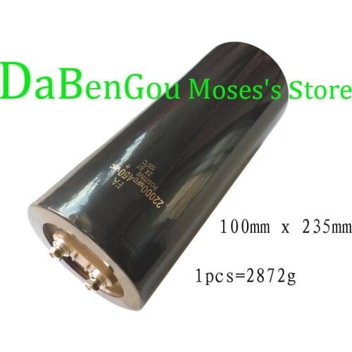 450v 22000uf Electrolytic Capacitor capacitance Radial 100x235mm (2pcs)