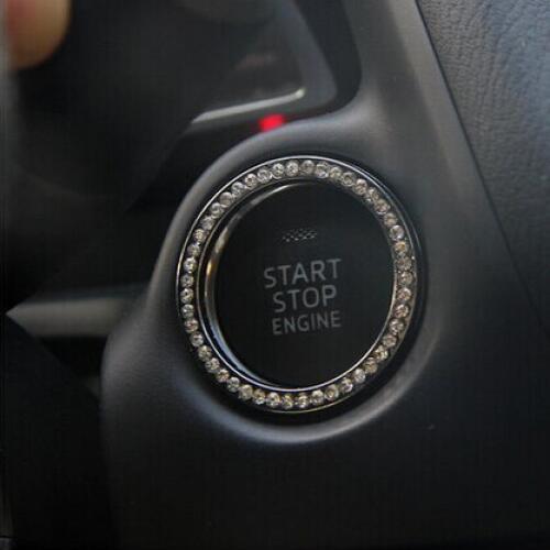 Car-styling Start Stop Button Ignition Key Ring For Mazda 2 3 5 6 CX5 CX7 CX9 Atenza Axela