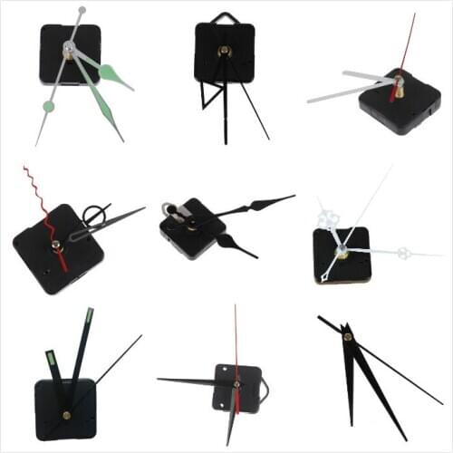 Silent Quartz Unframed DIY Wall Clock Motor Movement Hands Mechanism Repair Part Tool Kit