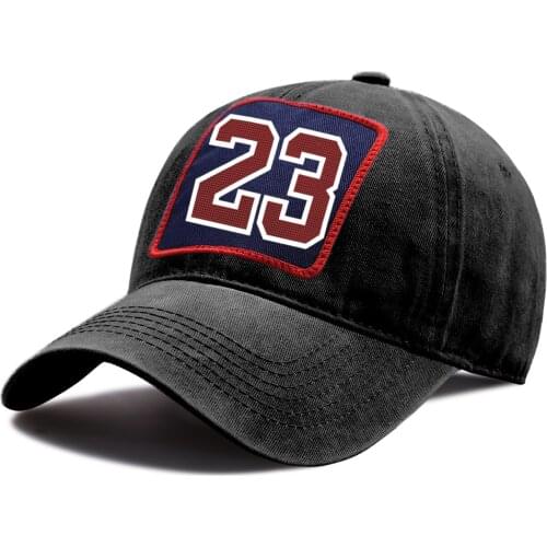 Letter 23 Fashion Baseball Caps Sunscreen Hip Hop Snapback Hat Unisex Cotton Riding Hats Adjustable Unisex Outdoor Baseball Cap