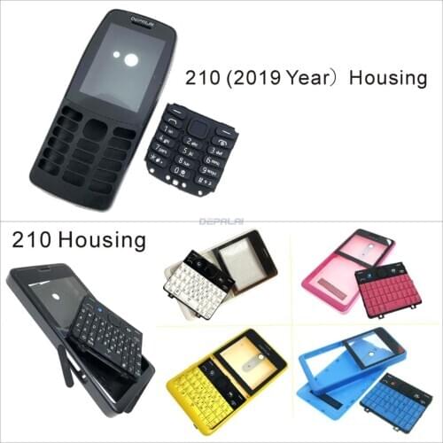New For Nokia 210 2019 Year Full Complete Mobile Phone Housing Cover Case+English Keypad