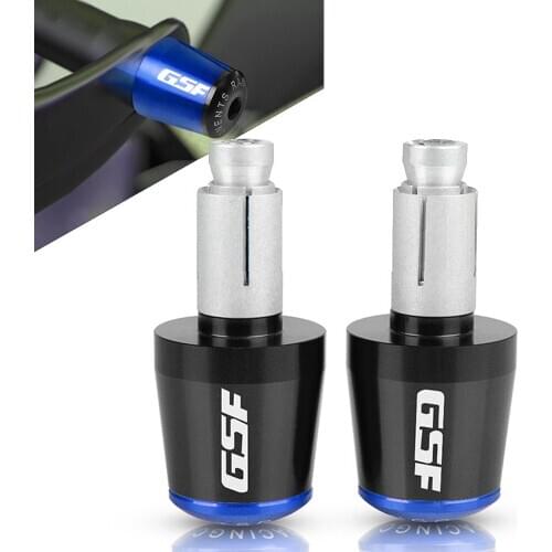 For SUZUKI GSF 250 600 600S 650 650S 650N 1200 1250 Bandit 650S all years Motorcycle Handlebar Grips End Handle Bar Cap End Plug