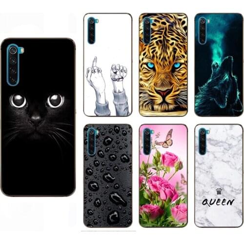 For Xiaomi Redmi Note 8 Case 6.3'' Fashion silicone Soft TPU Cute Back Cases for Xiaomi Redmi Note 8 Pro Phone Cover Coque