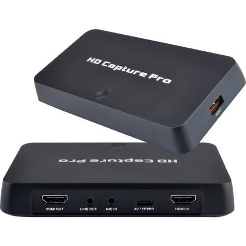 Ezcap295 HD Capture Pro, convert HDMI/components to HDMI/USB Flash disk for game equipment, support playback,live vide streaming