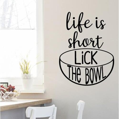 Cute kitchen Home Decor Modern Acrylic Decoration For Kids Rooms Decoration Vinyl Art Decal