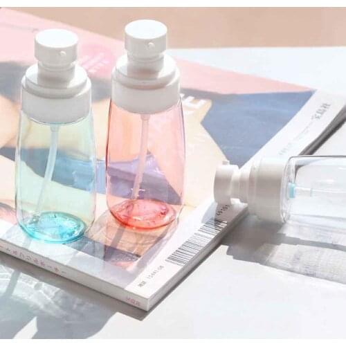 30/60/100ml Refillable Bottles Portable Travel Cosmetic Dispenser Empty Spray Bottle Liquid Lotion Storage Container
