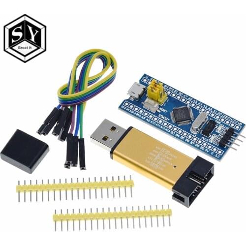 STM32F103C8T6 ARM CH32F103 Minimum System Development Board Module For Arduino DIY Kit + ST-Link V2 Mini STM8 Simulator Download