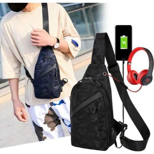 Chest 2020 Mens Backpack Chest Bag Leisure One Shoulder Straddle Mens Bag