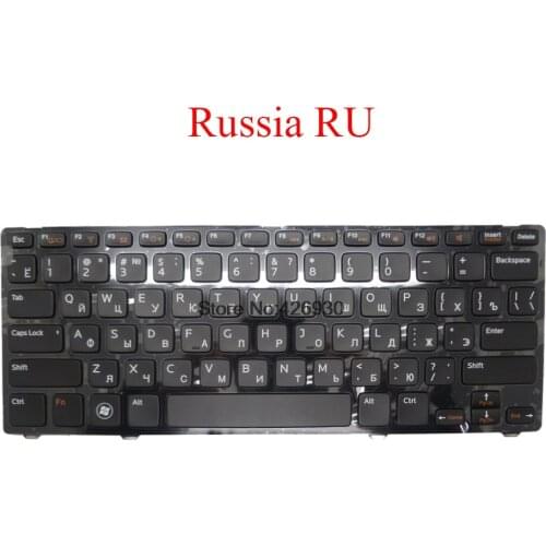 Laptop RU GR Keyboard For DELL For Inspiron 14Z 5423 13Z 5323 For Vostro 3360 Germany Russia 0M0GF1 M0GF1 0TTPWK TTPWK black new