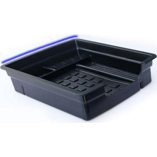 For Volkswagen Jetta 2013 2014 2015 Black Center Control Armrest Storage Secondary Glove Box Pallet Organizer Container