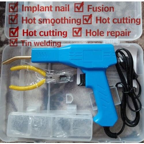 Plastic Welder Garage Welding Machine Soldering Iron for Car Plastic Stapler Repair Tool Kit Car Bumper Repairing Staple Tool