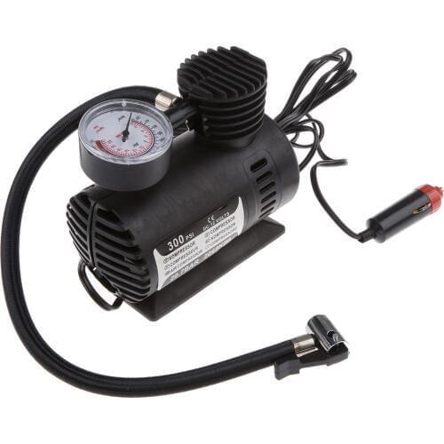 Portable Mini Tire Inflator Air Compressor DC 12V Car Travel Pump 25L/min
