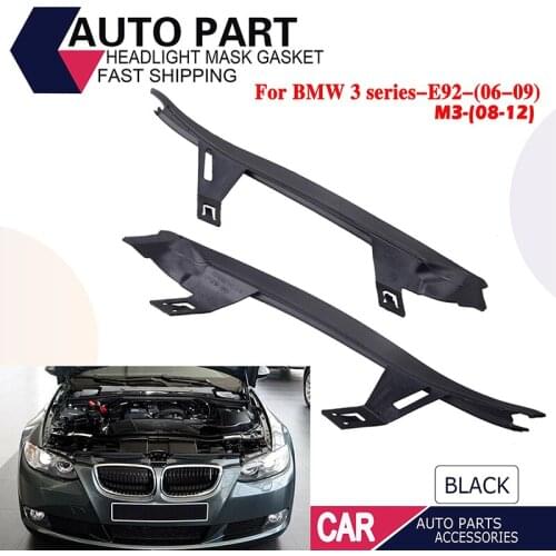 Headlight Gasket Replacement Lens Housing Rubber Seal Buffering Pads Fit for BMW E92 E93 3 Series 2005-2010 Car Accessories