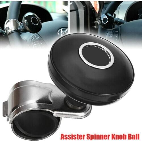 Car Steering Wheel Power Handle Ball Hand Control Handle Spinner Knob Car Helper Styling Grip Knob Turning Grip Q6Q4