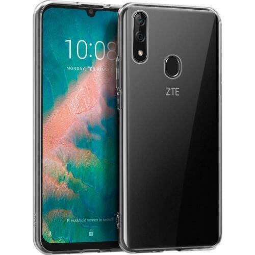 Silicone case ZTE Blade V10 (Transparent, soft, antigol