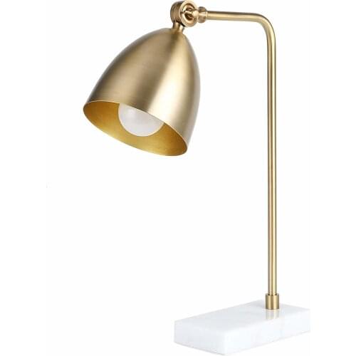 Nordic Office Gold Metal Modern Desk Creative Marble Table Lamp Bathroom Light Bedroom Light bathroom light