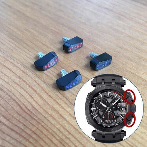 Steel button pusher for TS Tissot T-Sport 2018MotoGP 43X47.6mm quartz watch parts tools