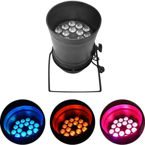 18X10W Light LED Par Light 18x10W RGBW 4in1 Stage Effect Light Outdoor Beam Wash 2IN1 DJ Disco Bar Party Wedding Stage Par Lamp