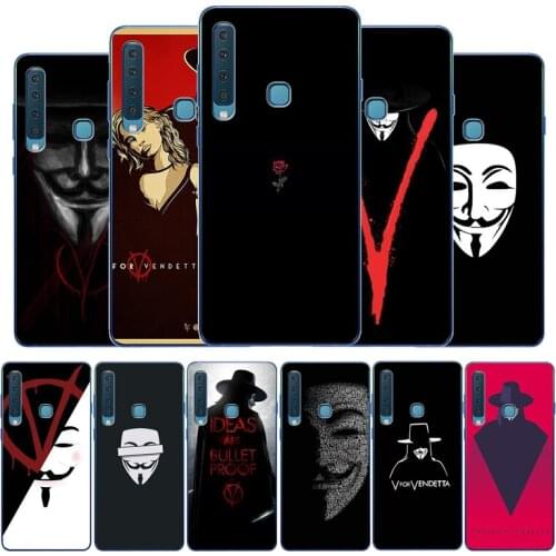 V for Vendetta Soft Silicone Phone Case For Samsung A10 A20E A30 A40 A50 A70 A80 A3 A5 A7 2016 A8 2017 A6 A9 2018