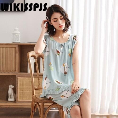 WIKISSPJS Summer Sleeveless Vest Capris Kawaii Pajama Two Piece Set Summer Lounge Wear Pajamas for Teen Girls Women Pajamas