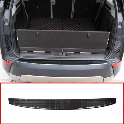 Stainless Steel Outside Rear Door Bumper Protector Sill Scuff Plate Trim For Land Rover Discovery 5 LR5 2017-20 Car Accessories
