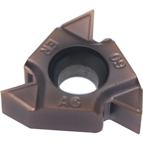 10PCS 16ER M AG60 LF6018 16IR Carbide Inserts Thread Turning Blade for CNC Thread Lathe Tool Holder