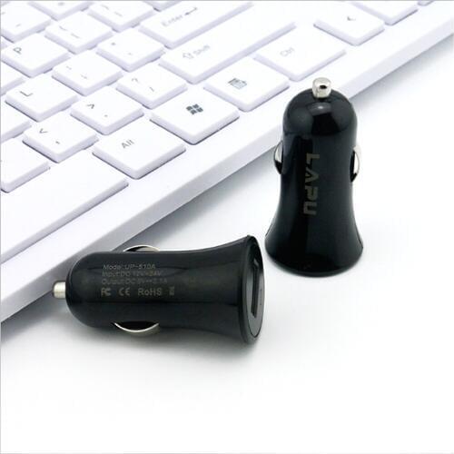 10 PCS a lot BM-8 Mini USB Car Charger With LED Digital Display Cigarette Lighter Car-Charger for Xiaomi /Samsung / iPh/ Tablet