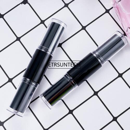 100pcs Double Head Lipstick Tubes Two Ends 12.1MM Empty Makeup Packing Bottles Containers F3337