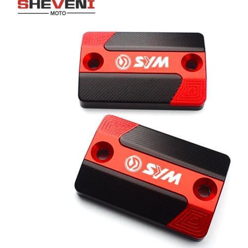 For SYM CRUISYM 300 GTS300I JOYMAX Z300 CNC Aluminum Front brake Clutch fluid reservoir tank cover cap Motorcycle Accessories
