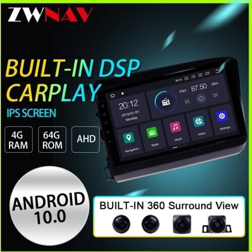 Android 9.0 Octa Core 4GB RAM PX6 For HONDA CIVIC 2011 -2015 Car Radio Navi GPS player 360 Panorama DSP