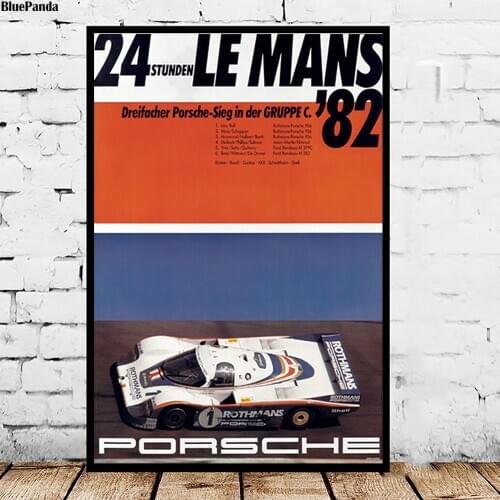 White Sports Car Canvas Prints Picture Modular Paintings For Living Room Poster On The Wall Home Boy Children Bedroom Decor