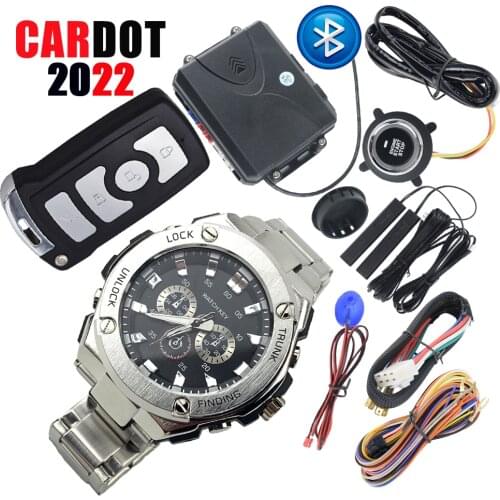 Cardot KOL Drop Shipping Start Stop Button Remote Starter Psssive Keyless Entry Smart Ignition System Security Car Alarms
