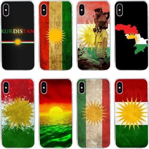 60H kurdistan flag Soft Silicone Tpu Cover phone Case for iphone 5 5s se X XR XS Max case