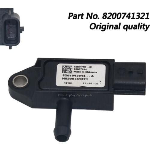 OEM 8200741321 DPF Exhaust Pressure Sensor for Renault Nissan 22770-00Q0A 22770-9604R H8200741321
