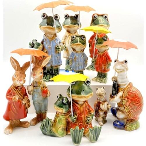 American Style Rustic Home Decor Ceramic Frog Home And Garden Decoration Fashion Home Decoration Modern Room Decoration For Home