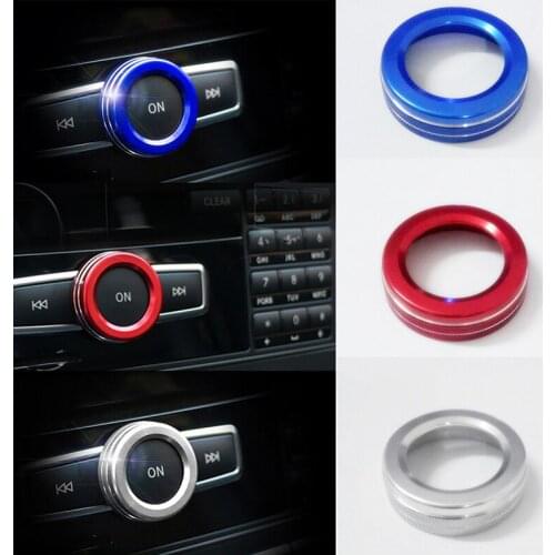 Volume Adjustment Knob Decoration Cover Ring For Benz A Class B Class E Class GLK GLA CLA GLE ML GL X164 X166 W251 W168 W176
