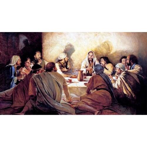 Christian Diamond Mosaic Religion Cross Stitch 5D Diamond Painting Full Round Rhinestones Embroidery Sale Handicraft Art